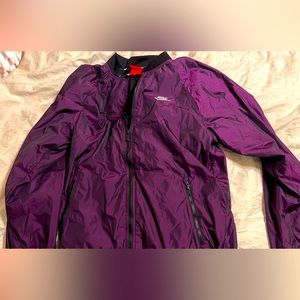 nike purple tracksuit windbreaker